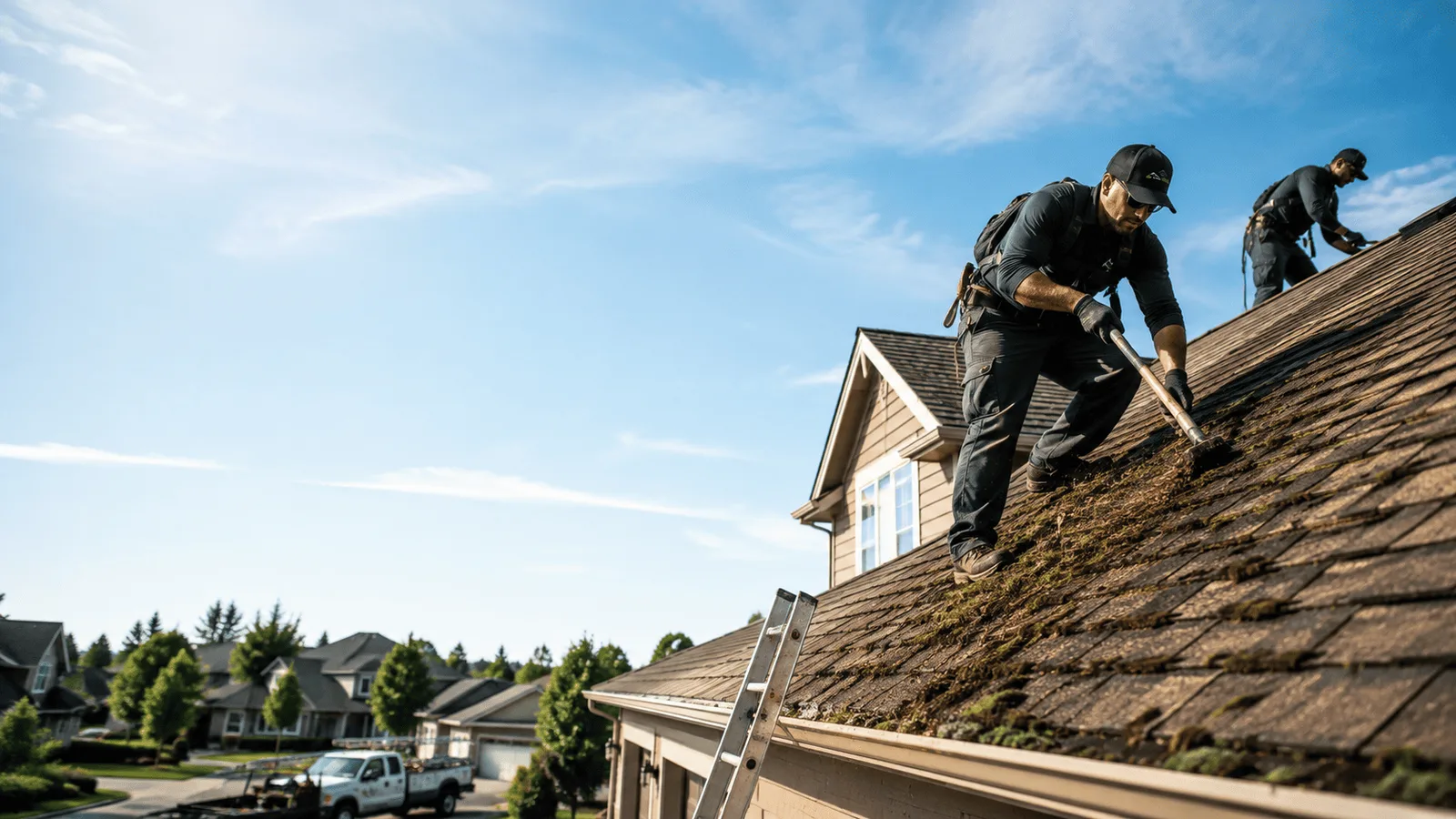 Roof Moss Removal in Harvey, IL near me
